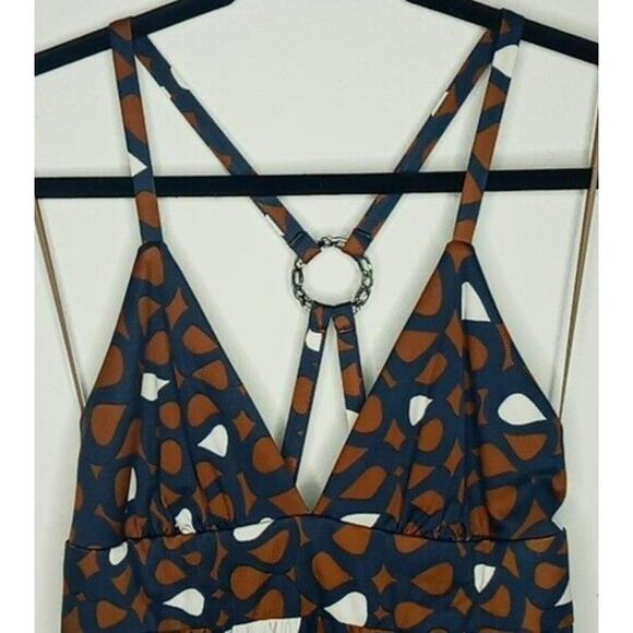 Trina Turk Silk Halter Mini Dress Resortwear - 6 - Picture 2 of 8